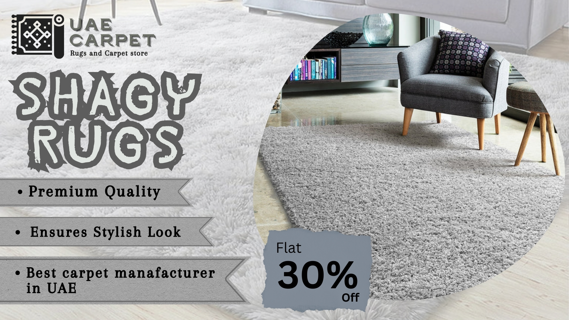 SHAGGY RUGS BANNER