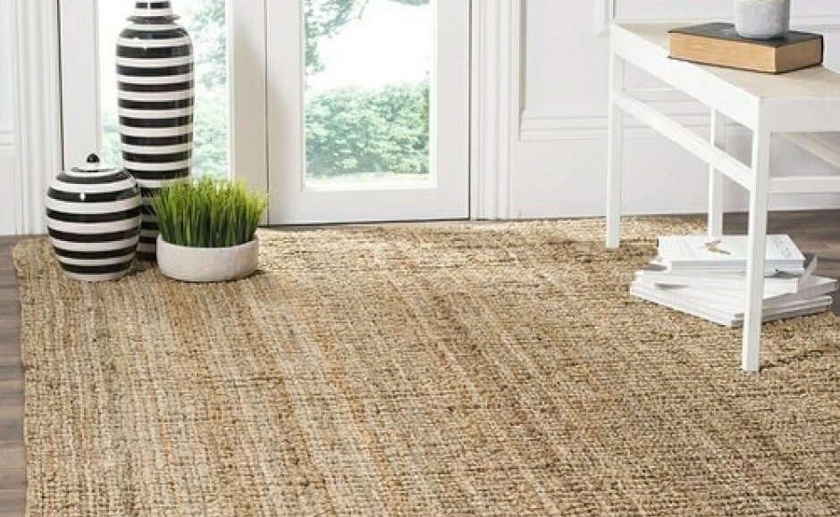 Calm And Trendy Bedroom Design- UAE Sisal Carpet.