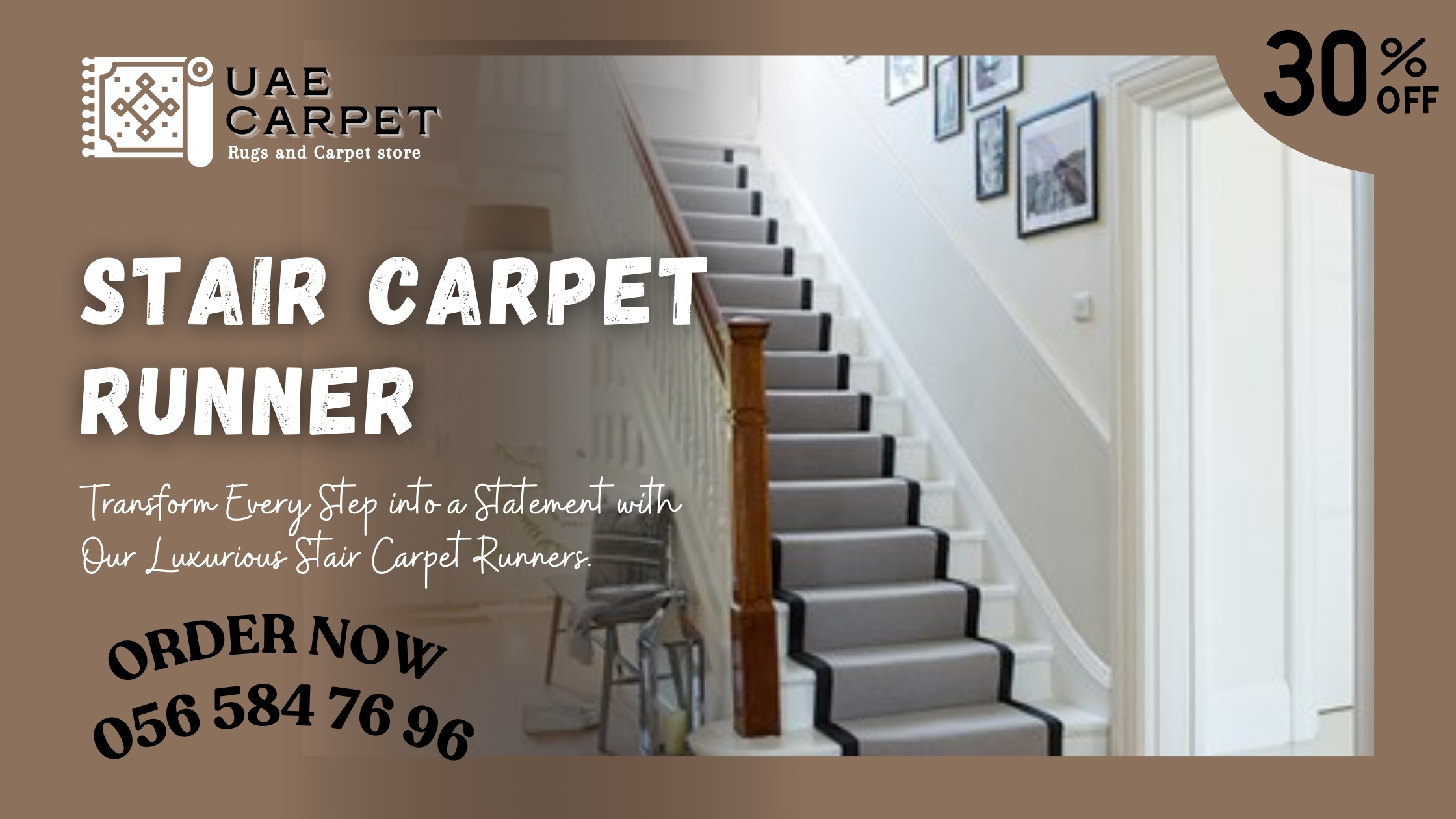Stair Carpet Runners Dubai | Premium Custom Stair Runners