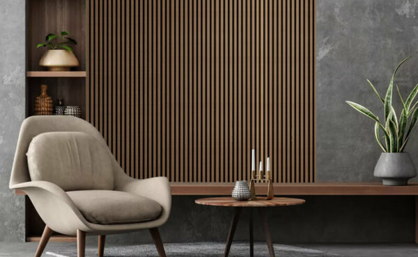 Light Brown Wood Wall Penals - Peel And Stick.
