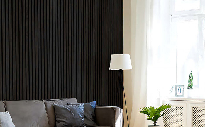 UAE Black Penals |Acoustic Wood Made Panels.