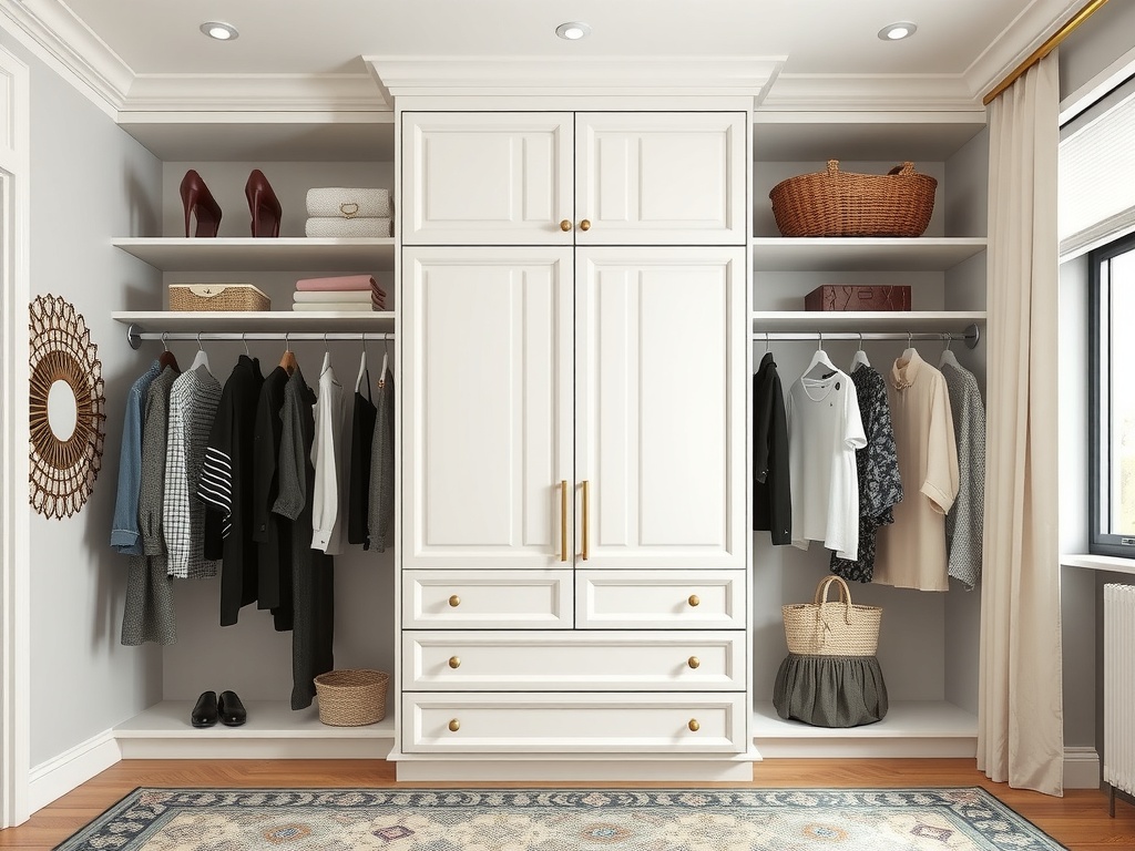 Elegant Custom Wardrobe UAE design